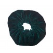 Dark green velvet scrunchie